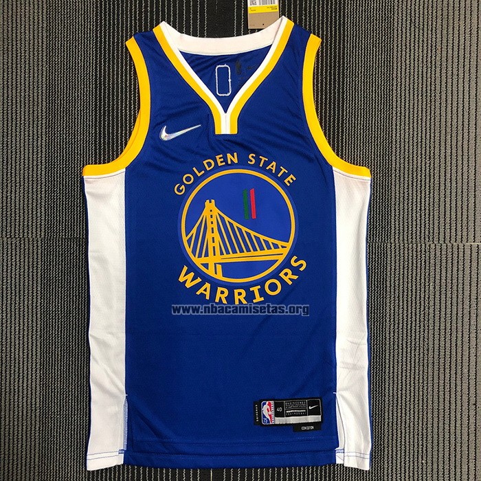 Camiseta Golden State Warriors Klay Thompson NO 11 Icon Royal Special Mexico Edition Azul
